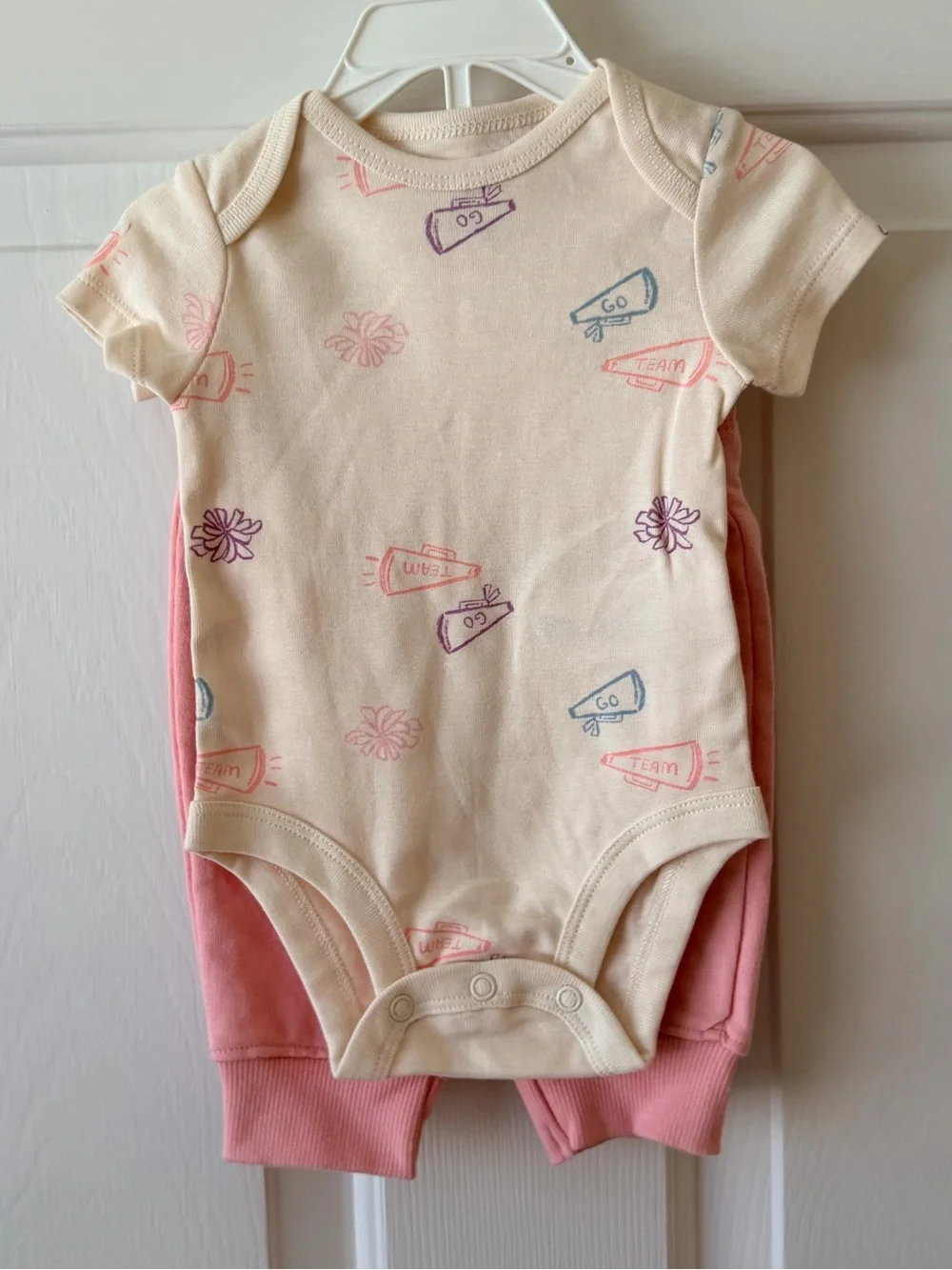 Carter's Pink and Cream Baby Girl 3-Piece Set